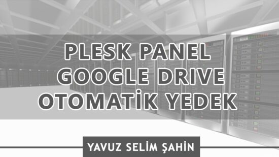 Plesk Panel Google Drive Otomatik Yedek